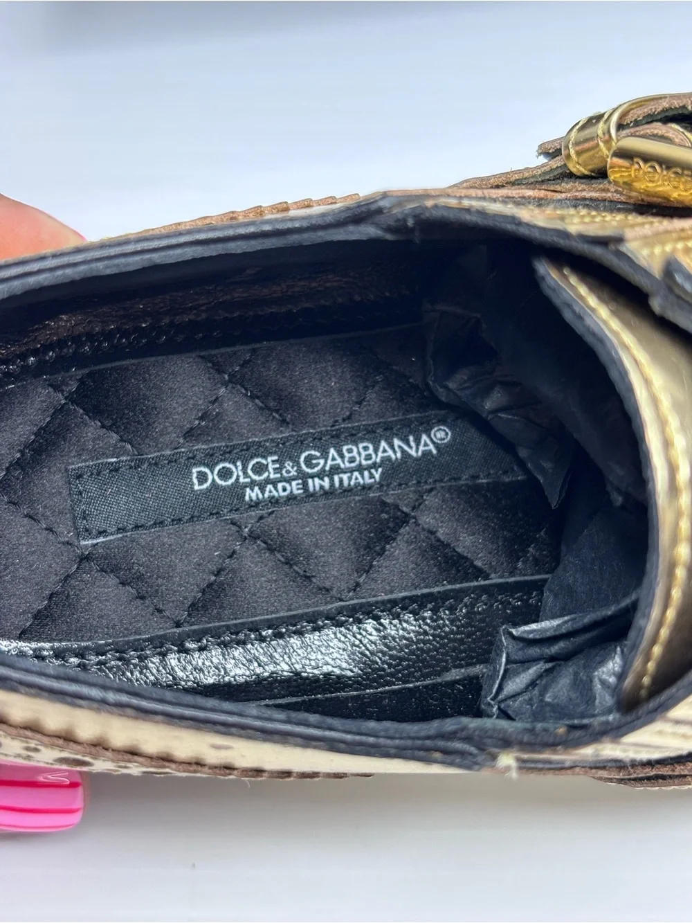 Dolce & Gabbana Strap Oxfords